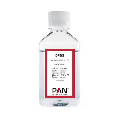 DPBS, w/o: Ca and Mg-500ml