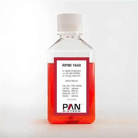 RPMI 1640, w: stable Glutamine, w: 25 mM HEPES, w: 2.0 g/L NaHCO3-500ml