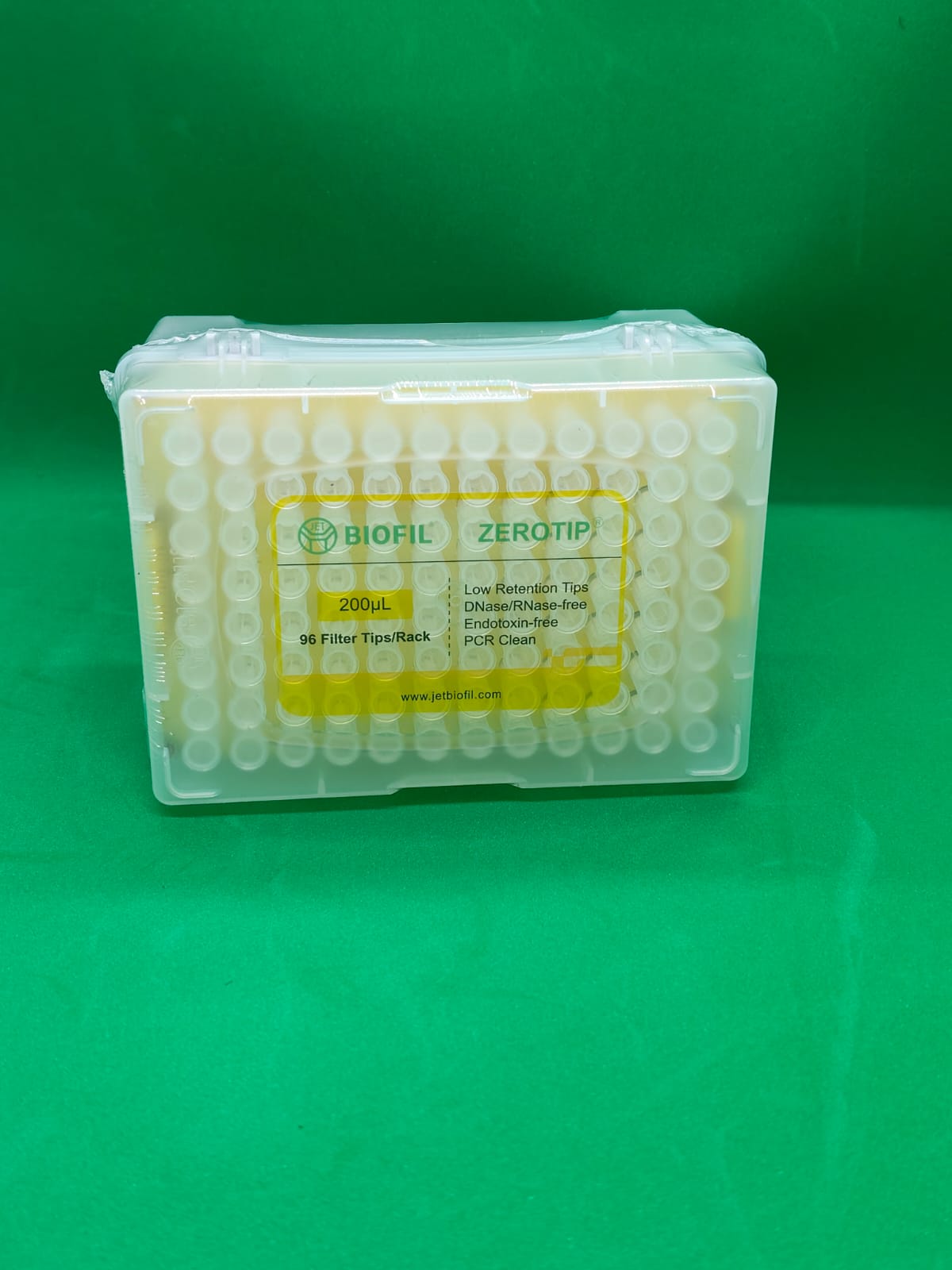 200μl Filter Tips, ZEROTIP Extremely-Low Retention, Sterilized (96/rack)